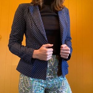 ModCloth Aesthetic Detective Peplum Blazer